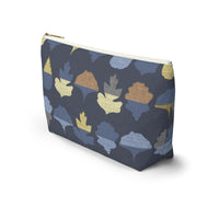 Frond Accessory Pouch w T-bottom in Indigo